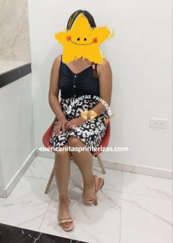 Chica novata primeriza recién comenzando.  Estreno 